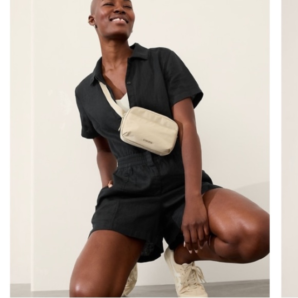Athleta Linen Romper